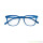 Moderne Fertiglesebrille CANBERRA mit farblich passendem Einstecketui in Blau +3,00 dpt