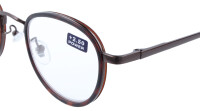 Klassische Lesebrille WINDSOR in Havanna - Braun in moderner Panto - Form + 1,50 dpt
